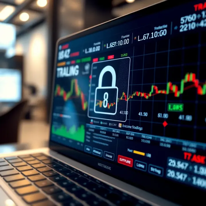 Security Features and Encryption in Web Trading Platforms Secure login screen emphasizing encryption and safety measures for online trading